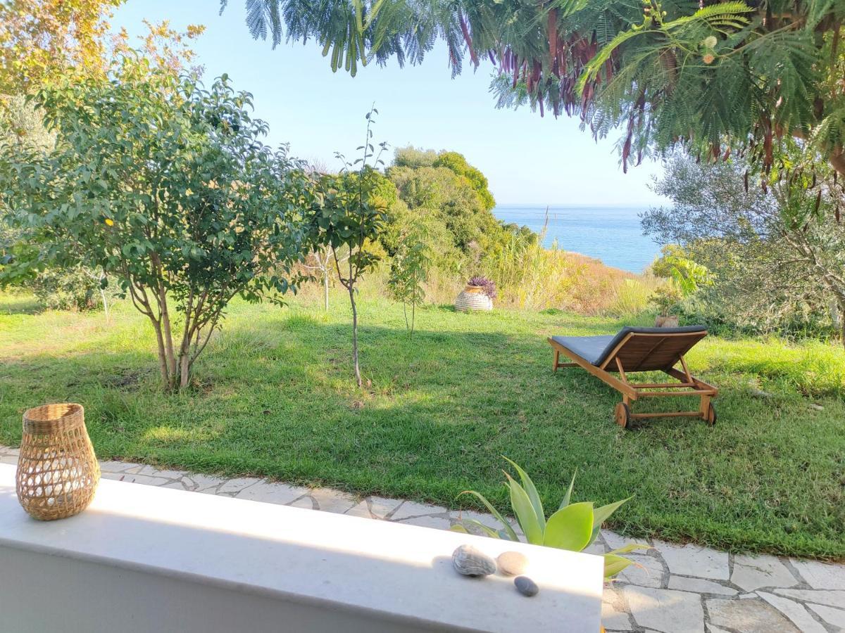 Kalamies - Secluded Beach Apartments Skala  외부 사진