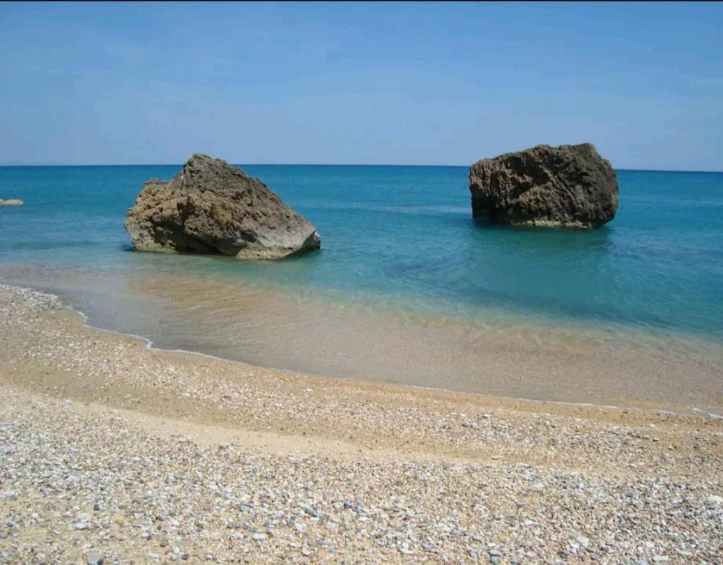 Kalamies - Secluded Beach Apartments Skala  외부 사진