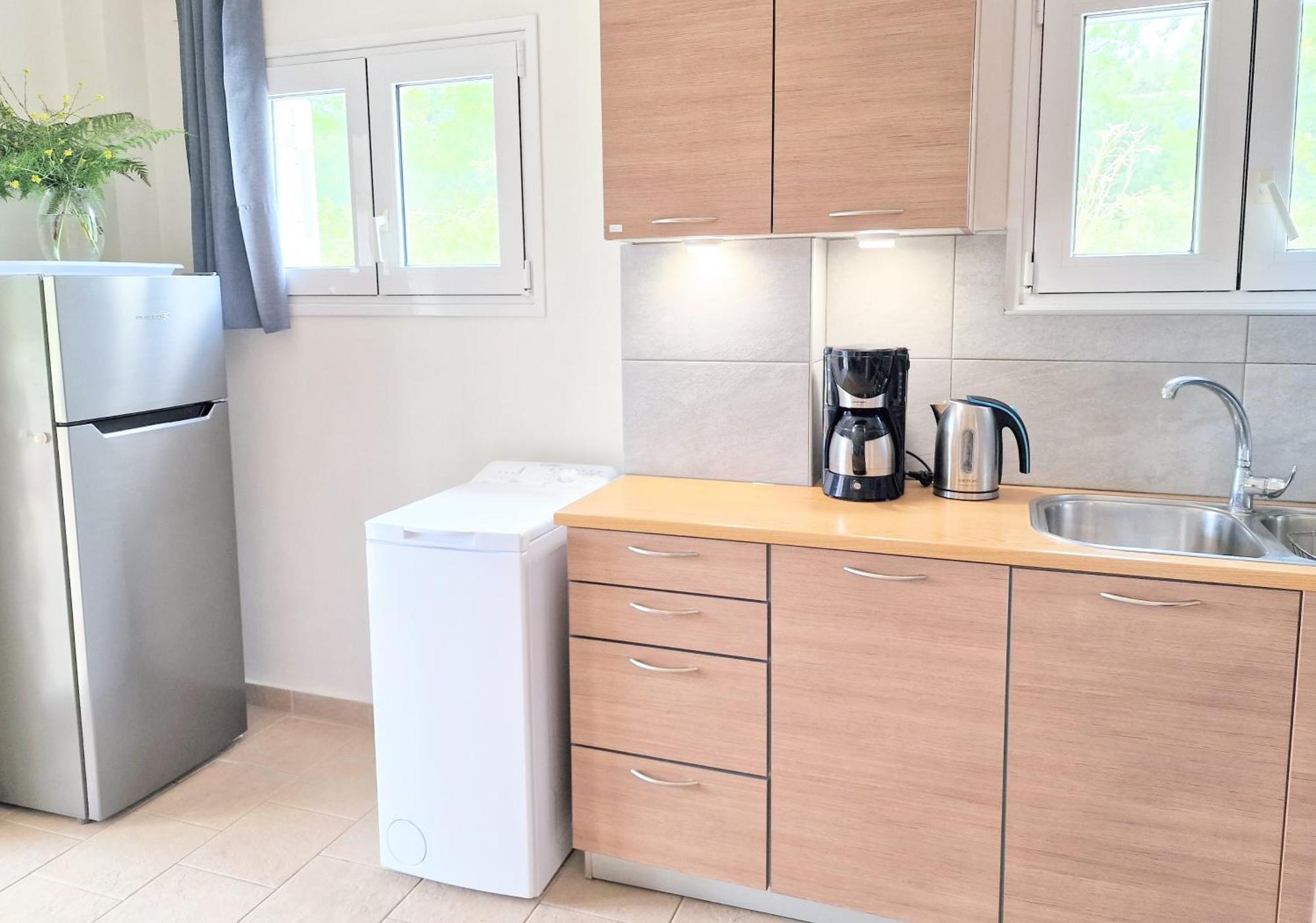 Kalamies - Secluded Beach Apartments Skala  외부 사진