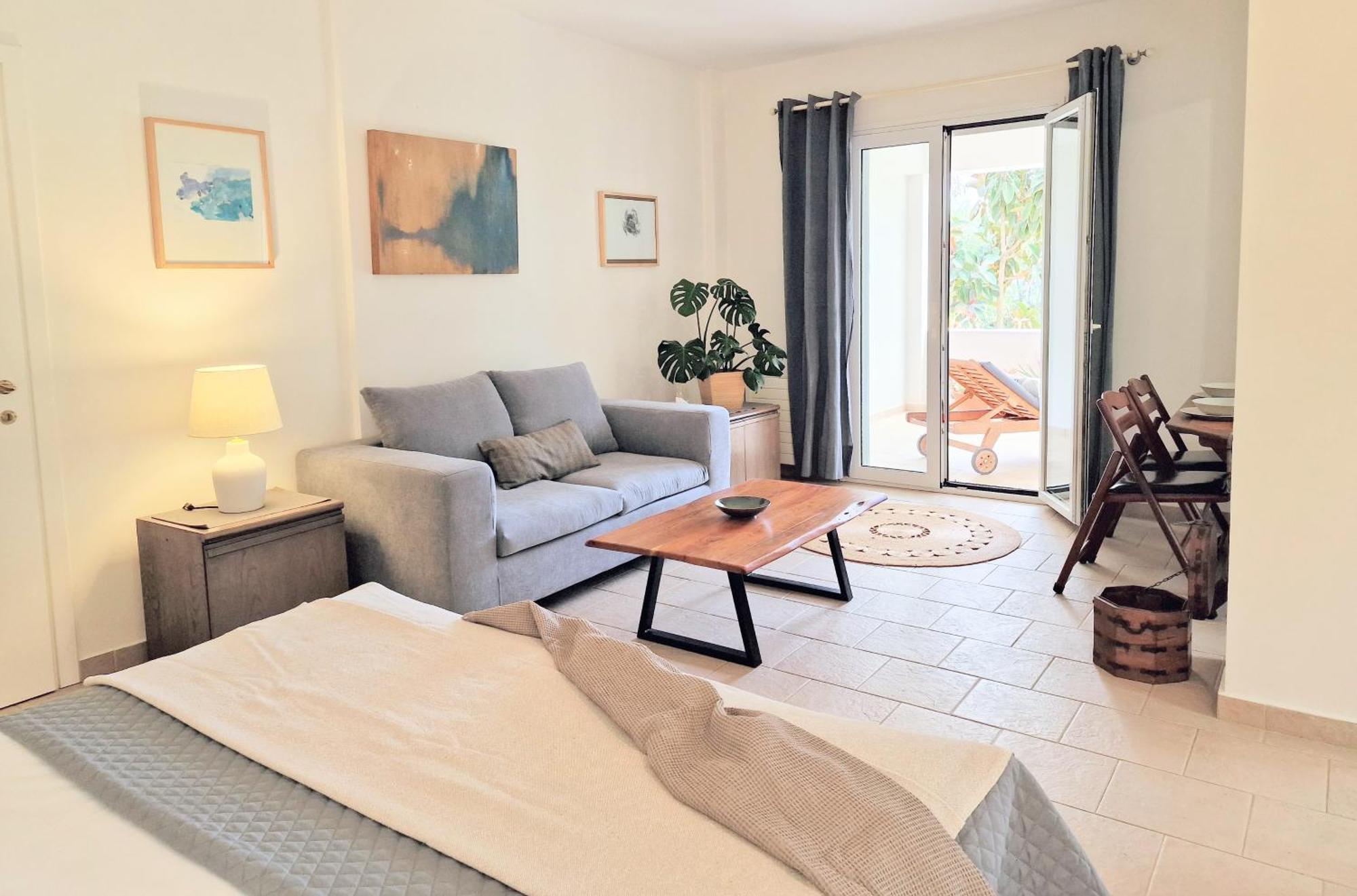 Kalamies - Secluded Beach Apartments Skala  외부 사진